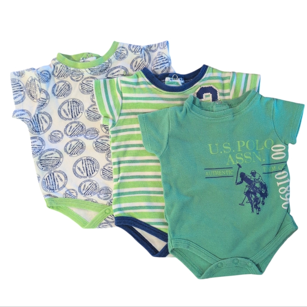 US POLO ASSN Bundle Of 3 Onesies